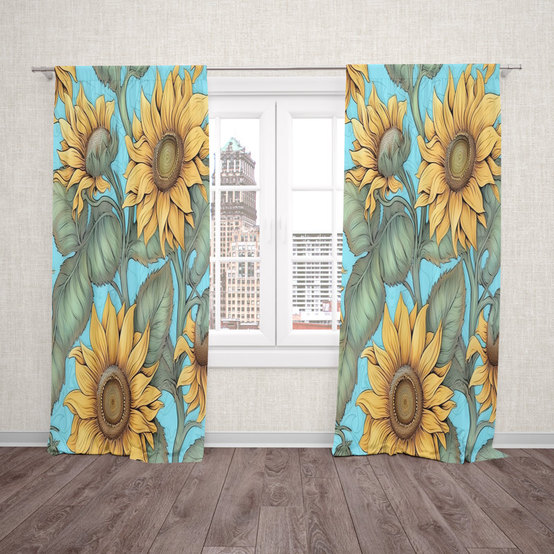 Ahsiah Room Darkening Curtain Pair, 20" W x 52" L