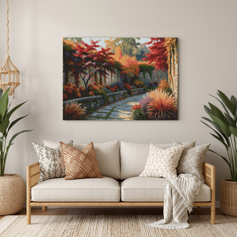 Scène de jardin de l'Action de grâce, art mural brun en métal, H 24 po x l 36 po x P 0,05 po