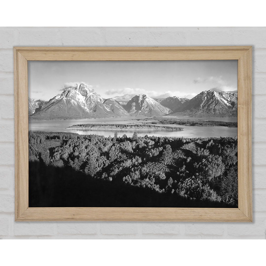 Signal Hill In Grand Teton Wyoming von Ansel Adams - Einzelne Bilderrahmen Kunstdrucke