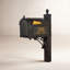 Deluxe Package Post Mounted Mailbox-331871297-331821765