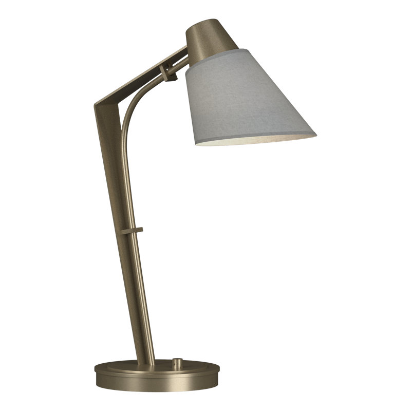 Reach 21.9" Desk Lamp, Soft Gold, Flax