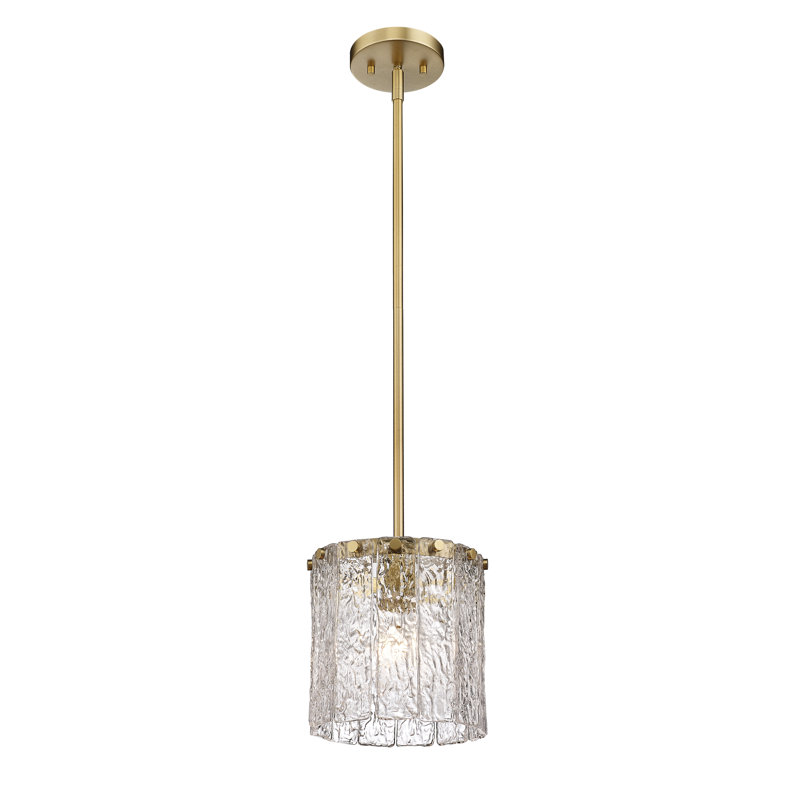 Artis 1 - Light Drum Pendant, Modern Gold