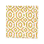  Ensemble de 4 serviettes Golden Geo