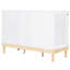 Grand lit avec couleur blanche, espace et polyvalent, option de finition grise, fabrication fiable, lit à poids limité de 450 lb, conception, deux finitions au choix, tiroir pour les objets personnels, assemblage facile-404953555