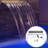 24'' Waterfall Pool Fountain 7 Color LED With Remote Swimming Pool Decor Garden Pond Water Feature for Outdoor
