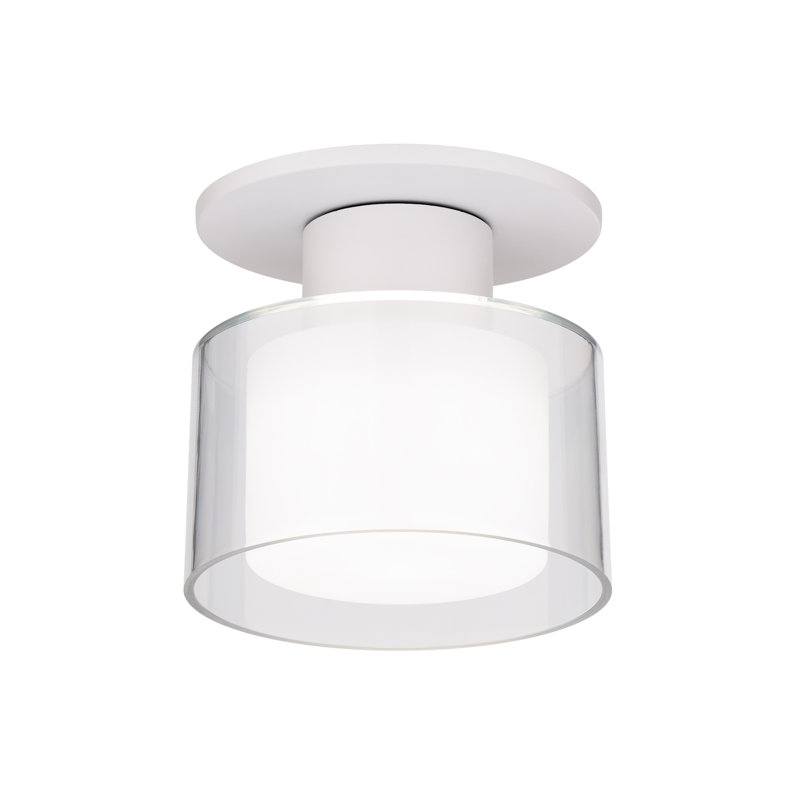 Plafonnier semi-encastré à DEL 5-CCT à DEL 5 po Twist-N-Lite, 2700 K / 3000 K / 3500 K / 4000 K / 5000 K, Blanc