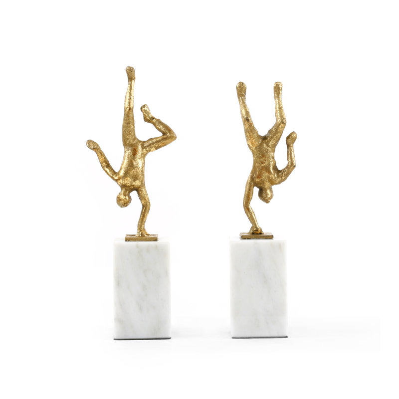 2 Piece Handstand Figurine Set