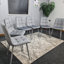 Velvet Upholstered Kitchen Dining Chair With Strong Black Metal Legs Living Room Bedroom Chair-838697052-855132186