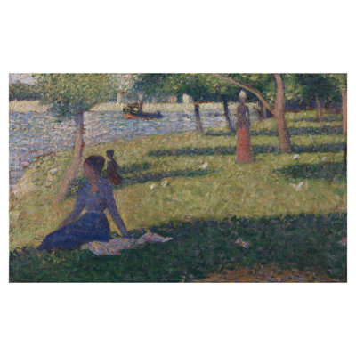 «Étude pour La Grande Jatte» par Georges Seurat - Estampe numérique