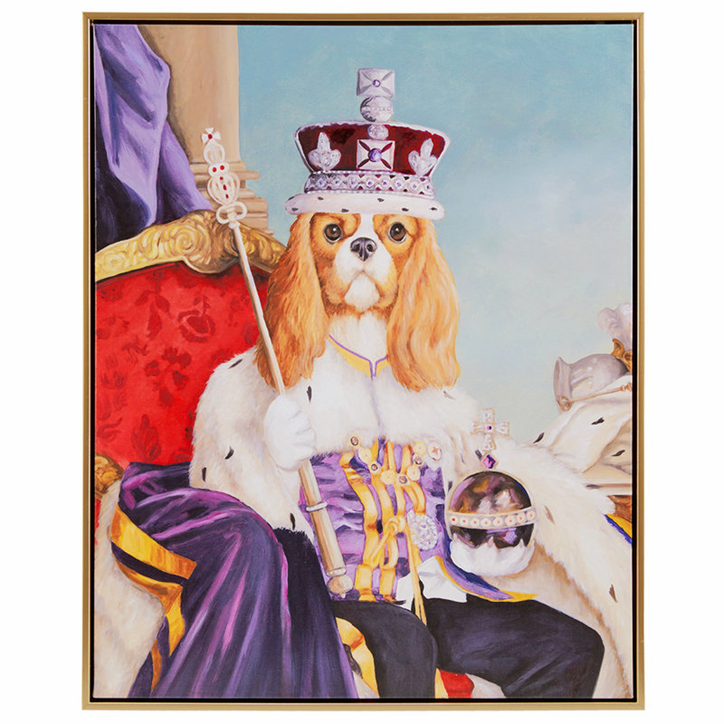 King Charles Spaniel III par Carol Lew