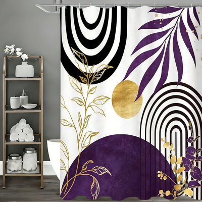 Boho Shower Curtains with Hooks Included