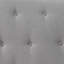Grand lit en tissu gris Venacha