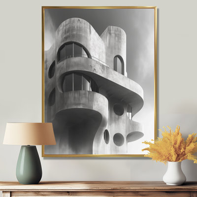 Gris, forteresse d'avenir II - Fortress, art mural, salon