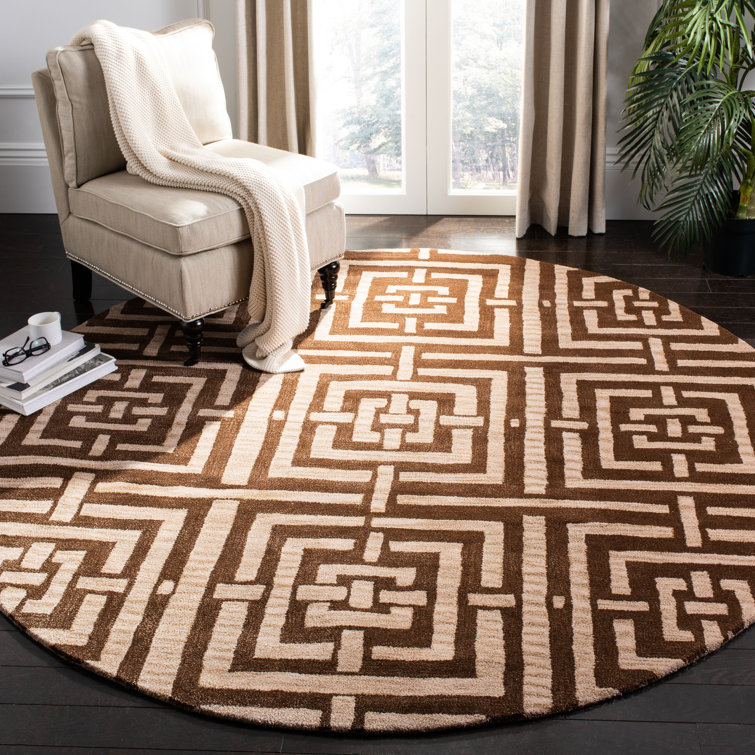 Secaucus Hand Tufted Wool Geometric Rug
