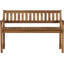 Banc de jardin en bois d'acacia Glyndon