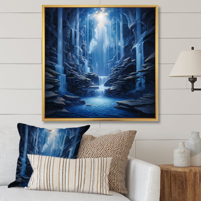 Fantaisie, cascades gravitationnelles - art mural cascade