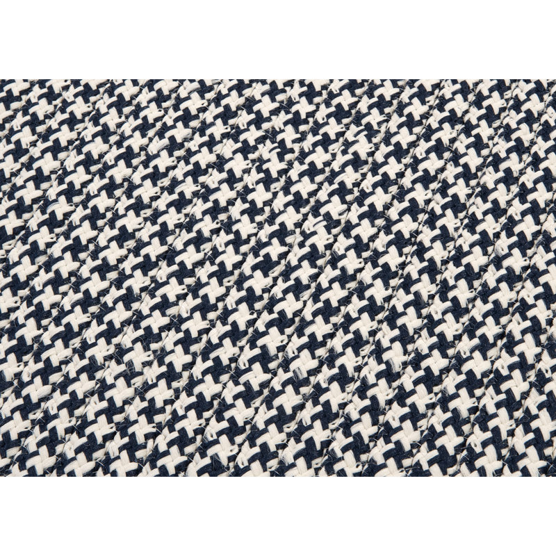Tapis intérieur / extérieur Ashvith Houndstooth, Tapis de couloir 2 pi x 8 pi