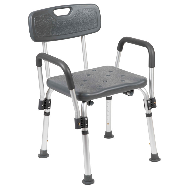 Joey 300 Lb. Capacity Adjustable Bath & Shower Chair with Depth Adjustable Back
