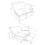 Causeuse modulaire Arline-470558628