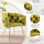 Chaise de salle à manger en velours touffetée Tecoria-626838025
