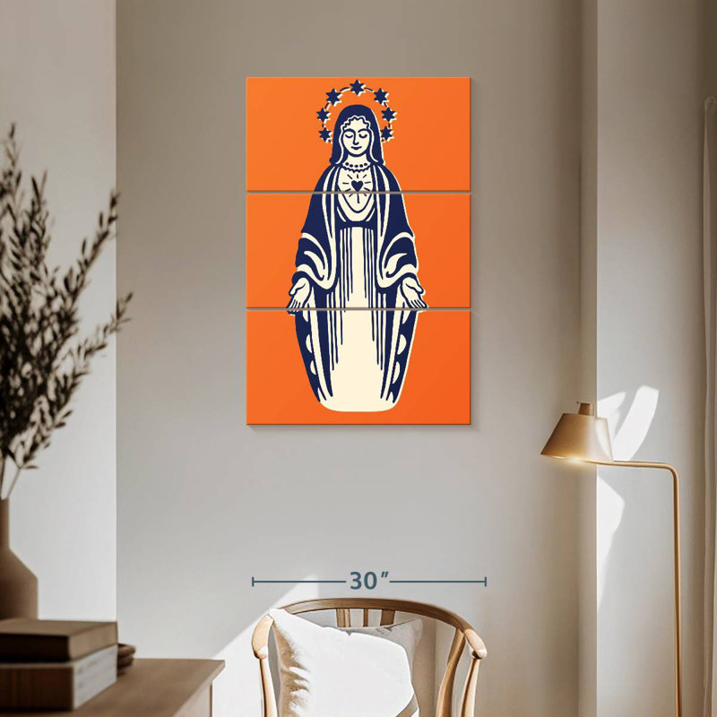 Leisha Sacred Virgin Mary, 57" H x 36" W