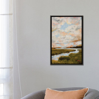 Warm Clouds Over The Marsh