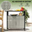 Table de bar d'extérieur avec armoire de rangement-1135340123