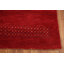 Tapis tribal rouge Gabbeh 5 x 8 po