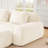 Boneless 114" Modern Modular Sectional Sofa for Living Room,Flannelette Fabric,Oversized 3-Seater Couch,boneless sofa,Deep Seat,Buckle connection,Anti-slip Design,No Assembly-337848615