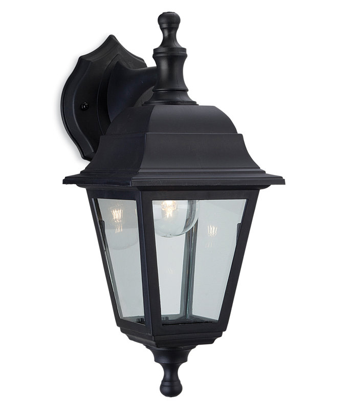 Oslo Black Outdoor Wall Lantern