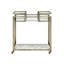 Chariot de cuisine en verre transparent Neilo