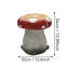 Statue de champignon surdimensionnée en résine