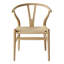 Chaise de salle à manger en bois massif Rodolfo Wishbone-339710416
