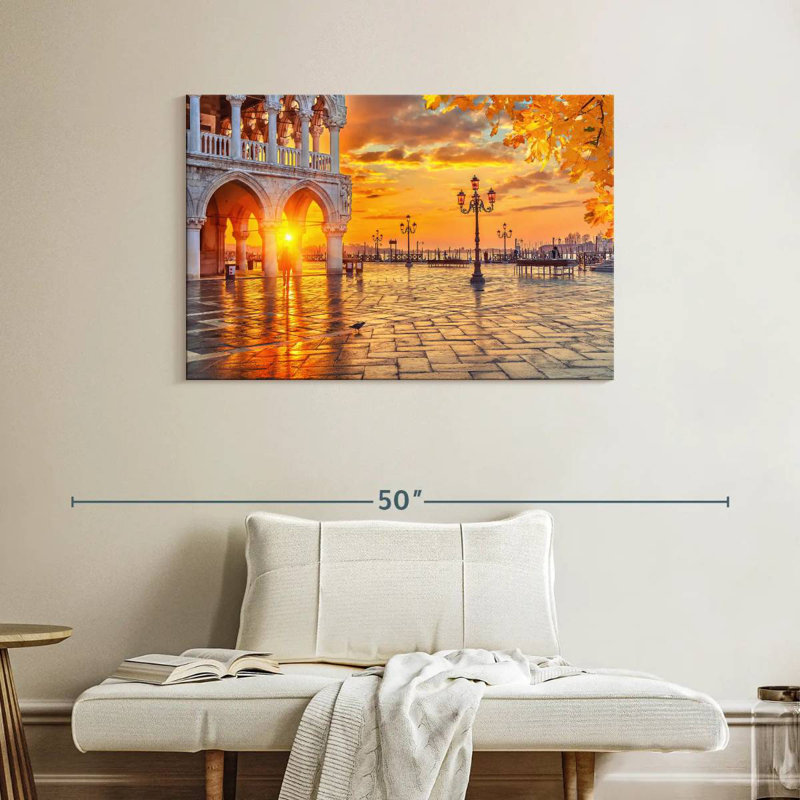 Ravi Piazza Di San Marco, H 26 po x l 39 po