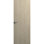 Porte invisible pleine avec poignée Planum 0010 Chêne avec cadre invisible noir 24 po x 84 po Ouverture extérieure à droite Cadre noir Charnières dissimulées Poignée de verrouillage Portes modernes sans cadre