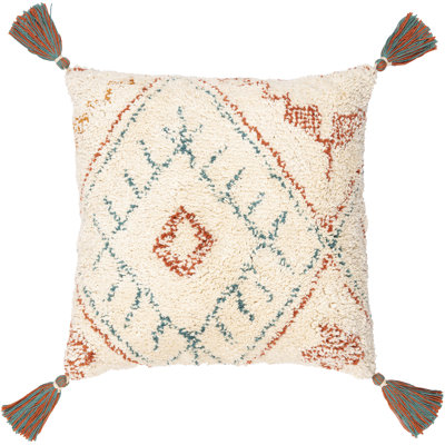 Tassels Down Throw Pillow