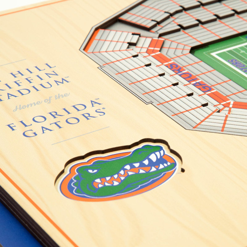 Florida Gators 17'' x 13'' 5-Layer Wooden StadiumView Wall Art