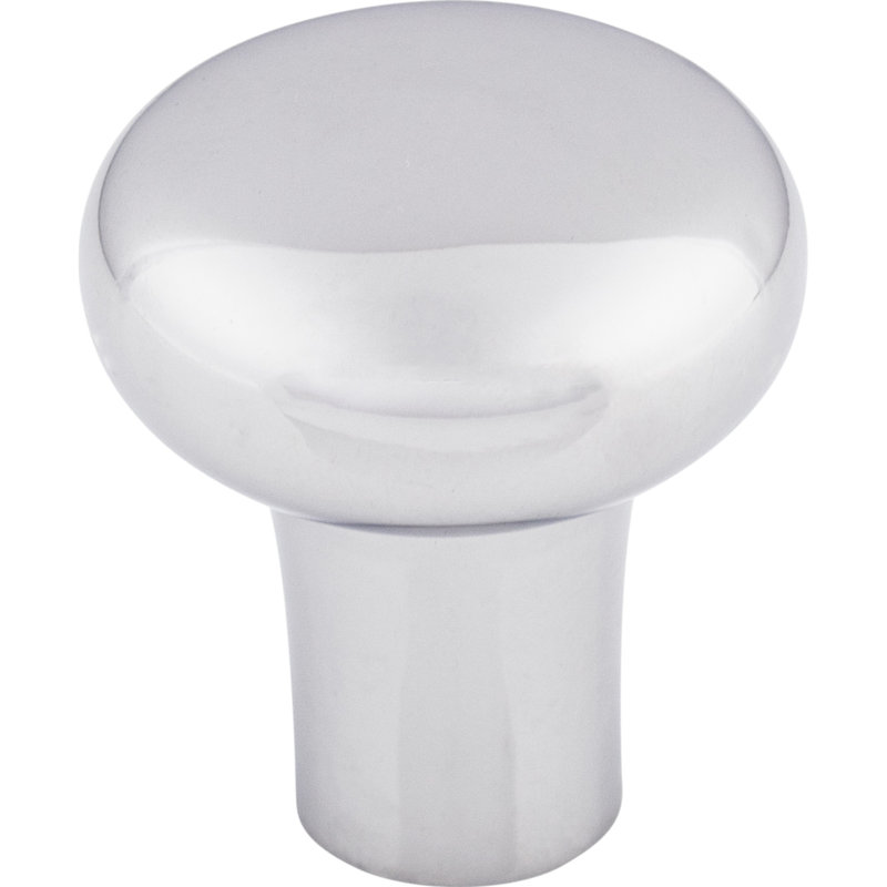 Aspen Round Knob, 1 1/8" Knob Diameter, Polished Chrome
