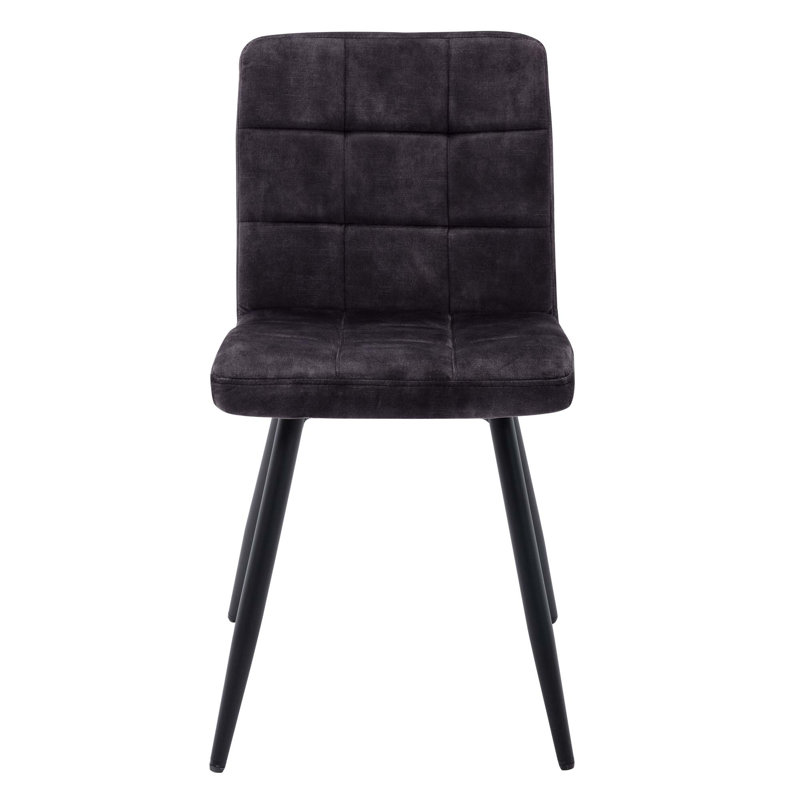 Upholstered Dining Chair, Black