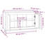 Lissi Sideboard 102x35x60 cm Engineered Wood-253382260