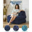 Canapé-lit pliant 3-en-1, canapé-lit convertible avec coussin, canapé de salon au sol, bleu marine-919704141