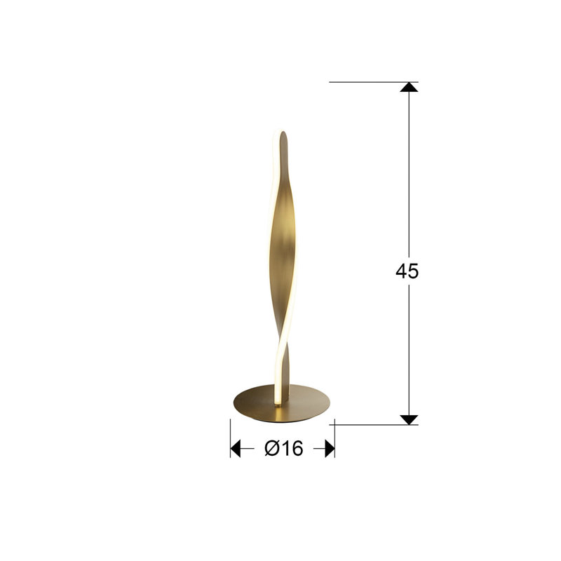 Darnesha Lamp, Gold