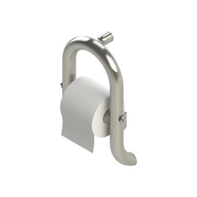 Porte-rouleau de papier hygiénique invitant de luxe 13 po 2 en 1 (capacité de 500 lb) de couleur invisible Invisia