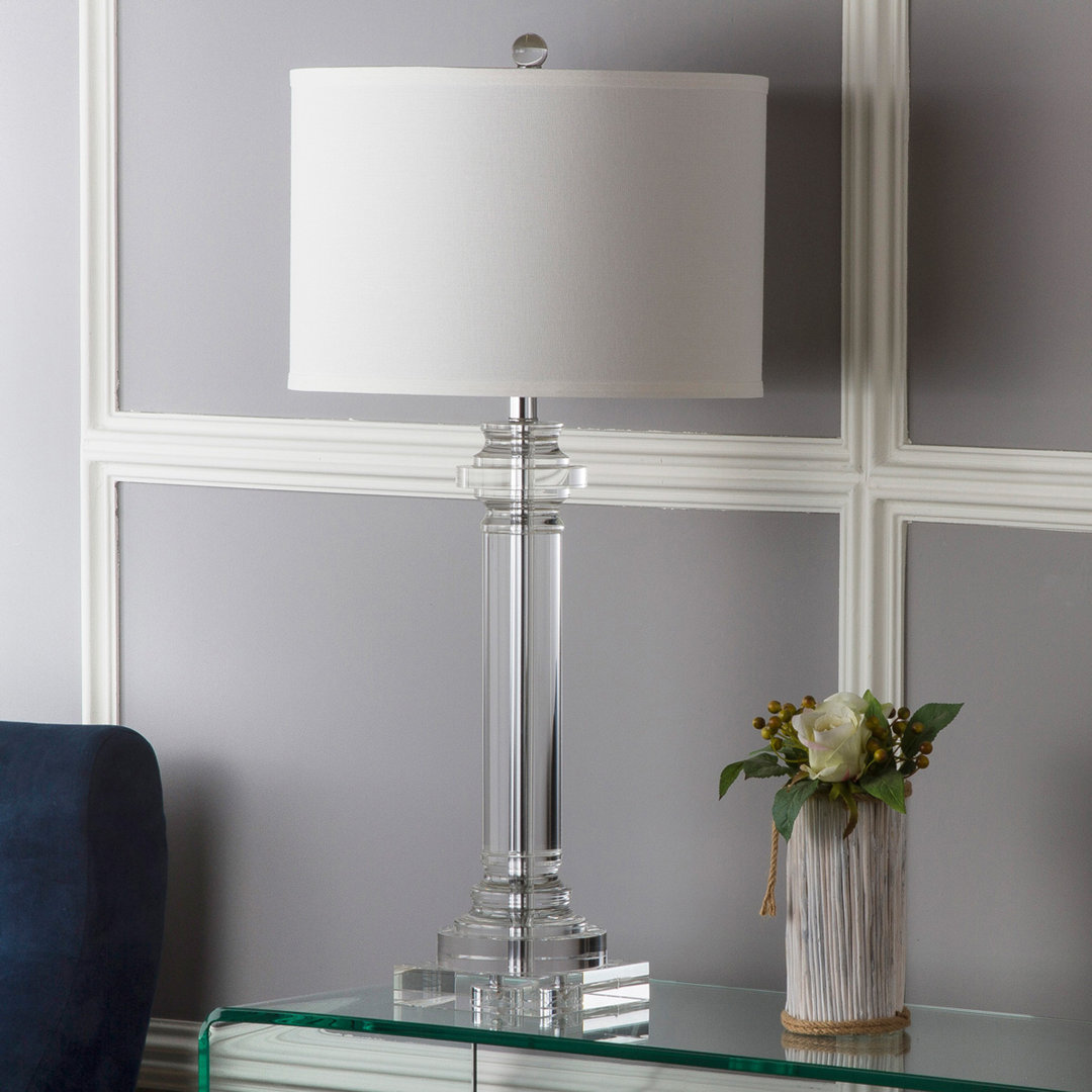 Keya Crystal Table Lamp Rosdorf Park