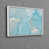 White Floater Framed