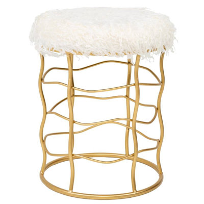 Wood Accent Stool