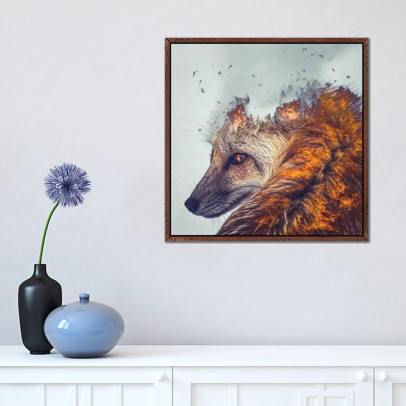 Firefox by Paul Haag - Print on Canvas, Wrapped Canvas, 45.72 cm H x 45.72 cm W x 3.175 cm D