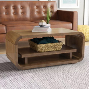 Acton Solid Coffee Table with Storage