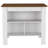 Sierra 7-Shelf 4-Door 2-Piece Kitchen Set, Upper Wall Cabinet And Kitchen Island White And Light Oak-380016896