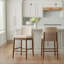 Tabouret de comptoir rembourré en bois-161700672